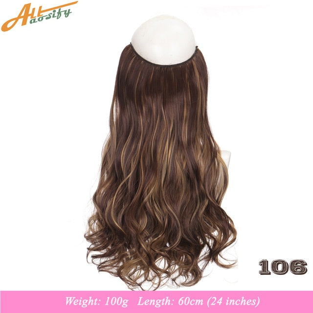 Synthetic No Clip Artificial Hair